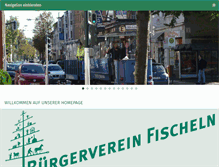 Tablet Screenshot of buergerverein-fischeln.de